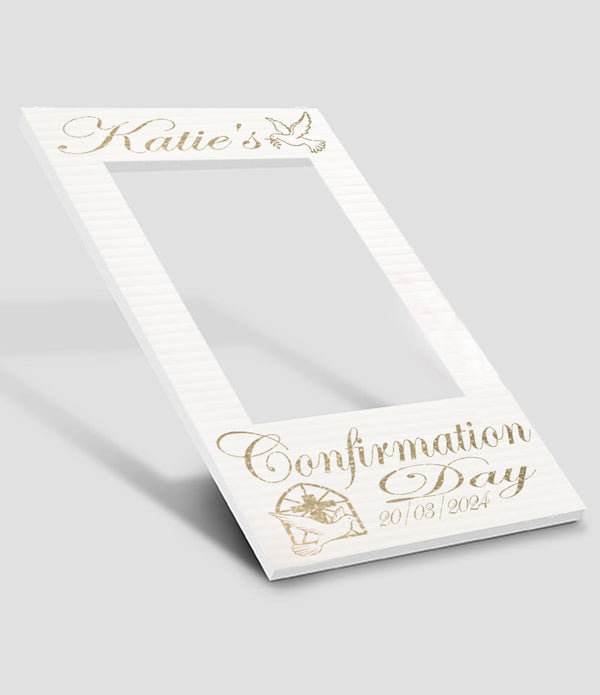 Personalised Confirmation Day Selfie Frame