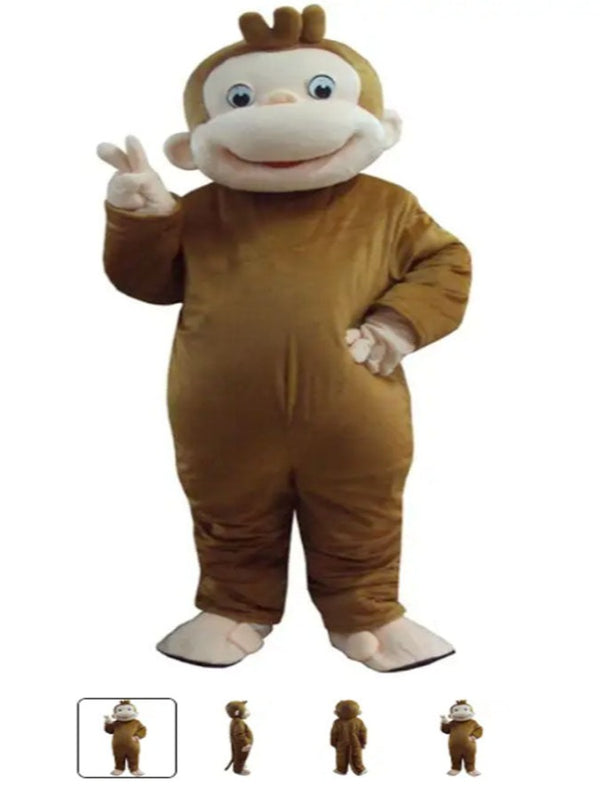 Curious George look a like Mascot Costume Hire