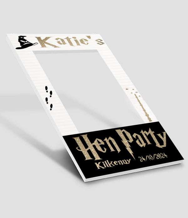 Personalised Hen Party Harry Potter Theme Selfie Frame