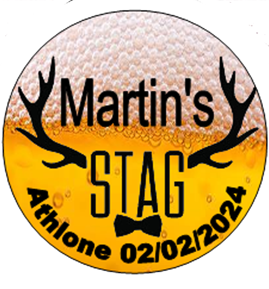 Personalised Stag party Badge