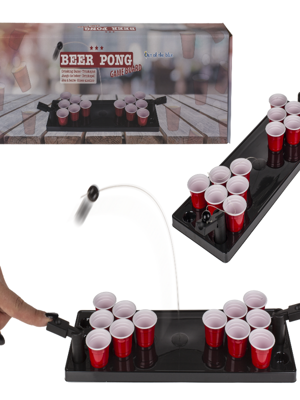 Drinking game, Beer Pong with game board
