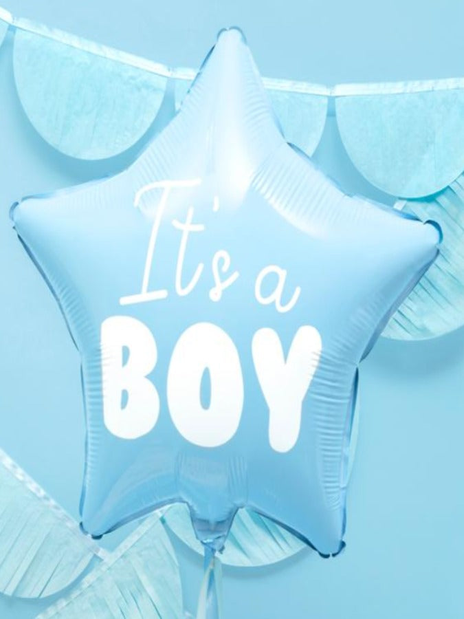 Foil Balloon Star - It's a boy