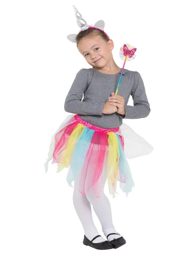 Rainbow unicorn tutu discount set