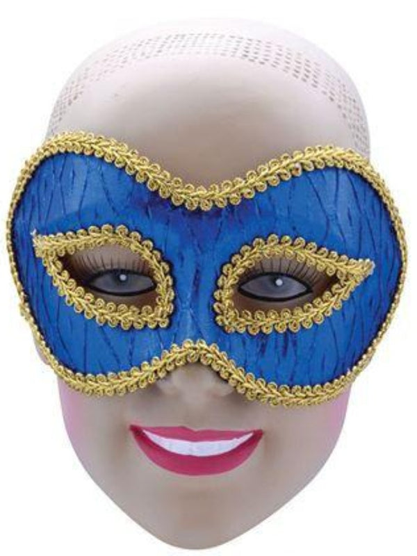 Blue Pattern eye masquerade mask em718