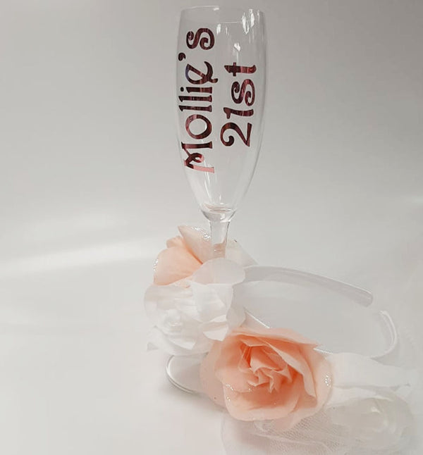 Personalised Champagne Glass