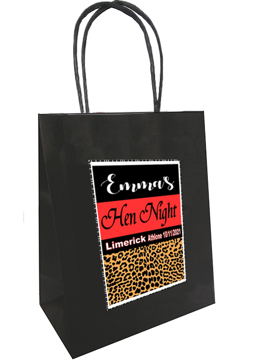 Leopard print gift bag online
