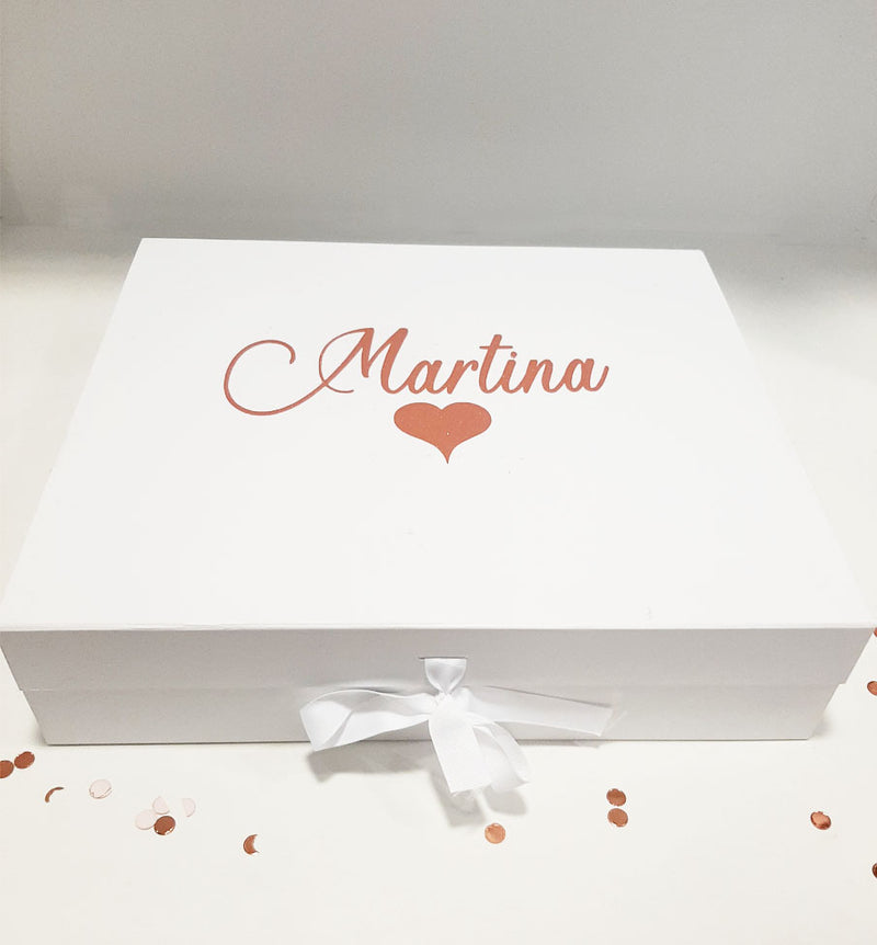 Luxury Personalised will you be my Godmother? box