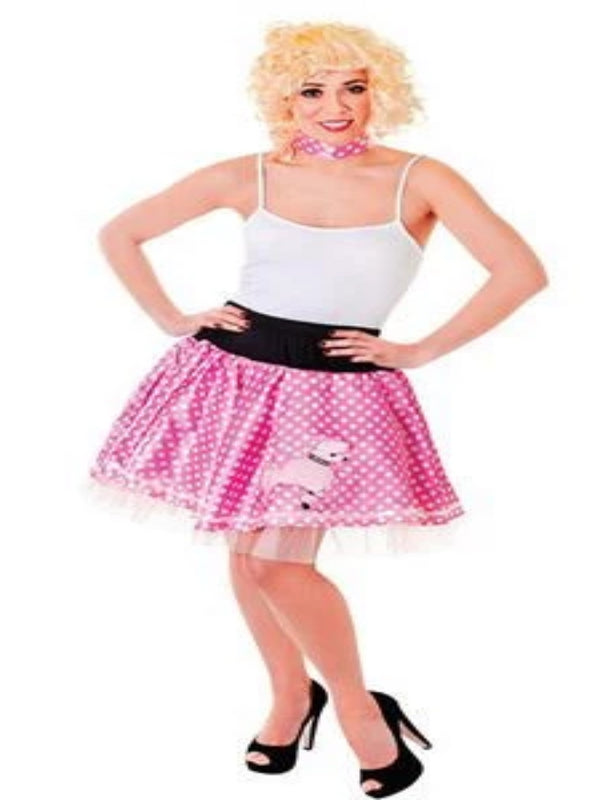 Poodle Skirt Pink And white Costume