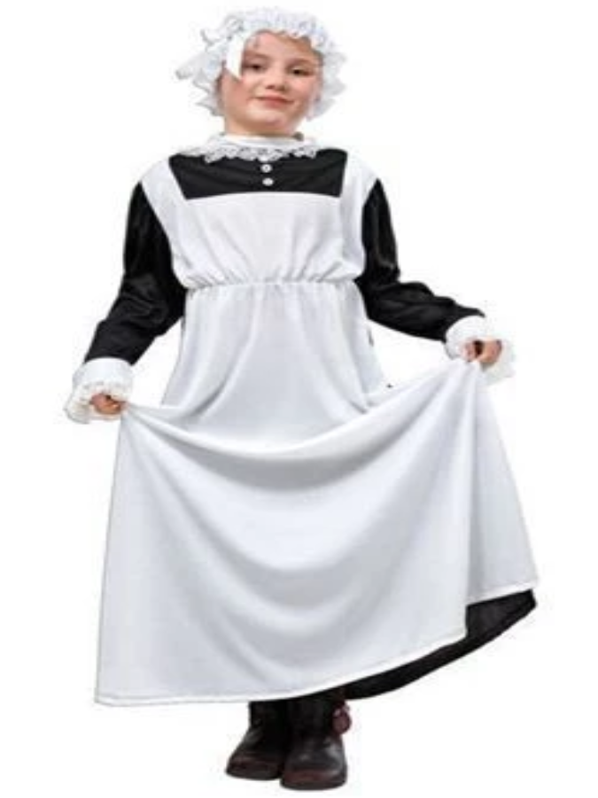 Victorian Maid Costume Childrens Dress main image 1