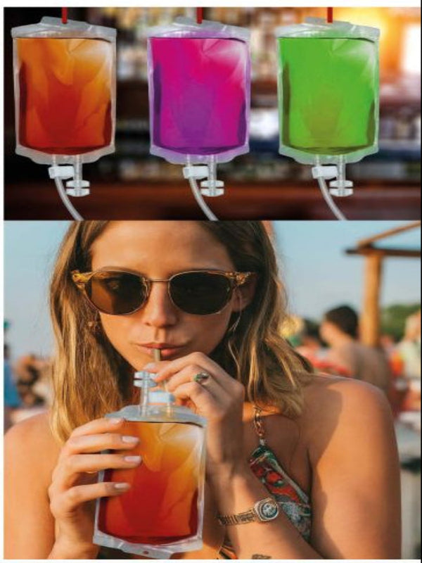 Drink Pouch with Straw