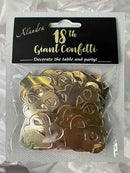 18th Birthday Gold Confetti