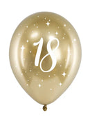 18th birthday gold Balloons