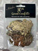 30th Birthday Gold Confetti