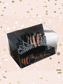 40th Birthday Tiara Gold