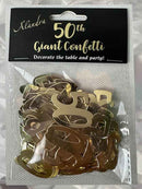 50th Birthday Gold Confetti