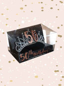 50th Birthday Tiara Gold