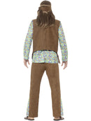 60s Hippie Costume, with Trousers, Top, Waistcoat