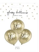 90 Gold Glossy Balloon