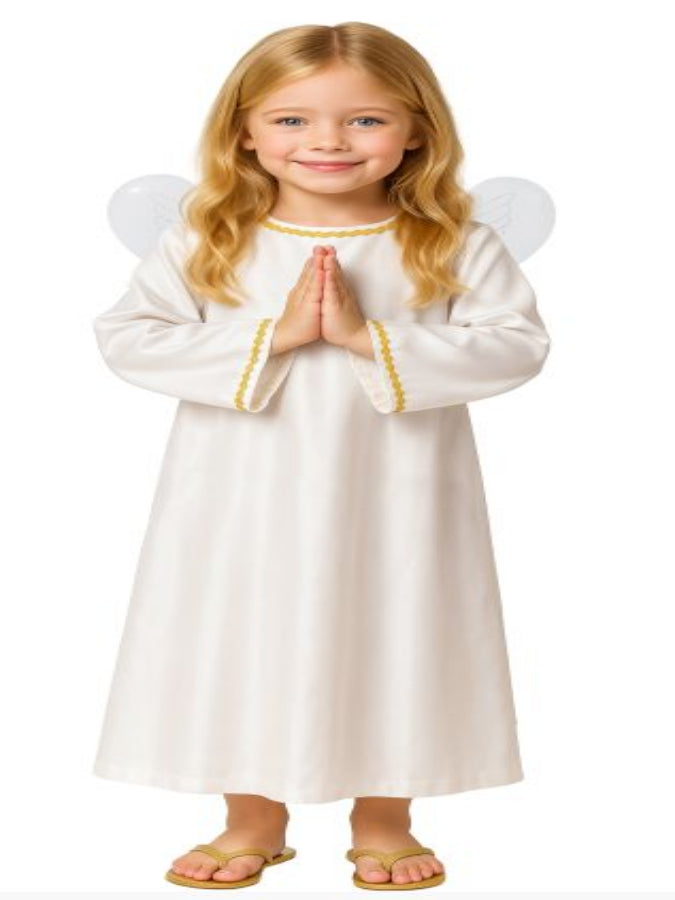 Angel Kids Costume With Wings