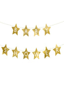 Banner Little Star - Hello Baby, gold, 18x70cm