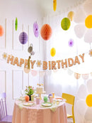 Banner Happy Birthday, mix, 200x14.5 cm