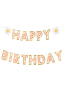 Banner Happy Birthday, mix, 200x14.5 cm