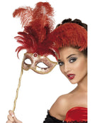 Baroque Fantasy Eyemask, Red