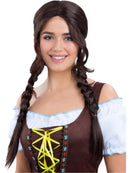 Bavarian Maid Braided Brown Wig