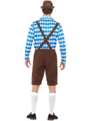 Bavarian Beer Man Costume, Blue & Brown