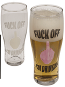 Beer glass, Middle finger