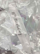 Black Diamante 18th Birthday Sash
