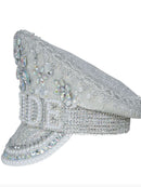 Bride captain hat with jewels