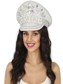 Bride captain hat with jewels