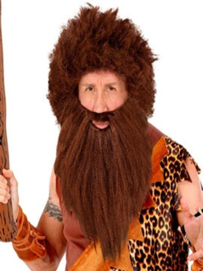 CAVEMAN WIG AND BEARD