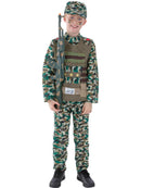 Camouflage Military Kids Costume