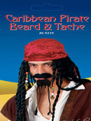 Caribbean Pirate Beard & Tash