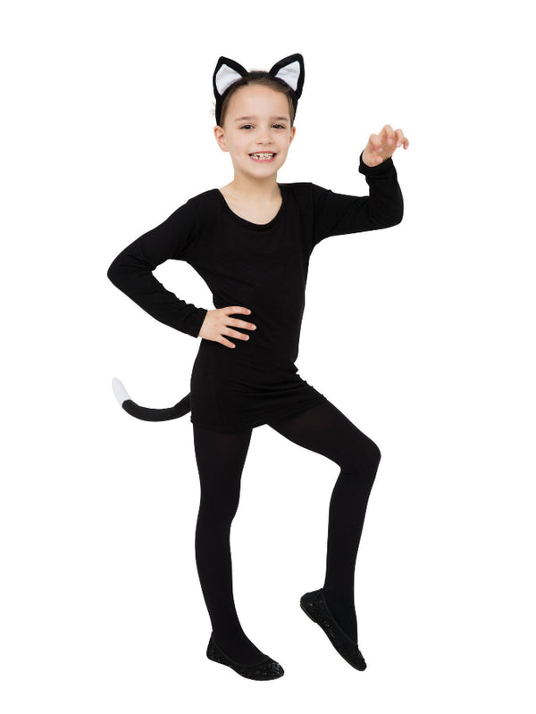 Cat Set Black (Ears + Tail)