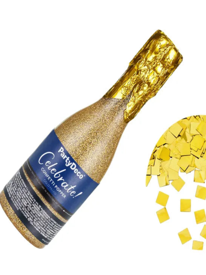 Champagne Confetti Cannon, Gold