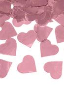 Confetti cannon with hearts, rose gold, 60cm