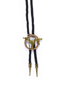 Cowboy Bootlace Tie - Steer & Rope