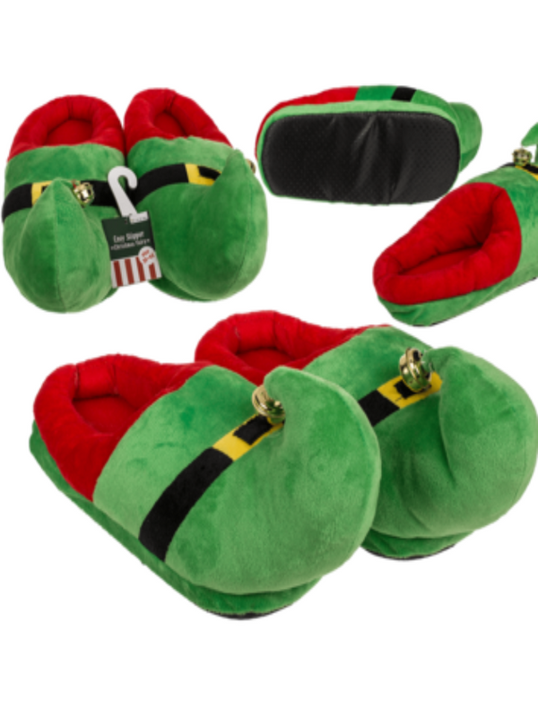 Cuddly slippers, Christmas elf,