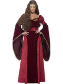 Deluxe Medieval Queen Costume, Red