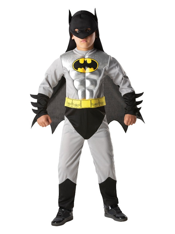 Deluxe Metallic Batman Kids Costume