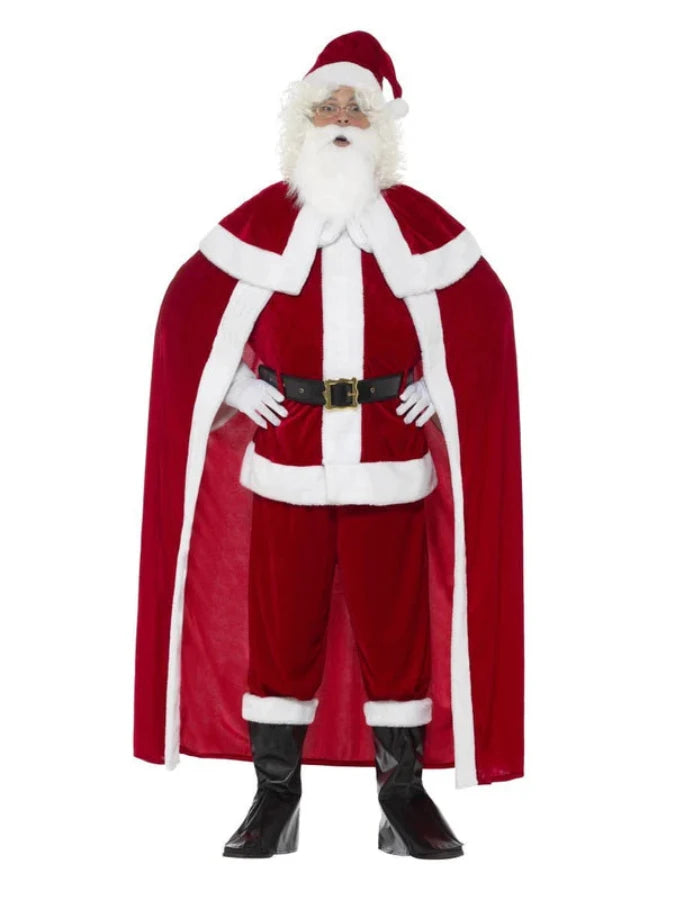 Deluxe Santa Claus Costume with cape