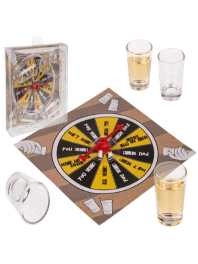 Drinking game, Shot spinner