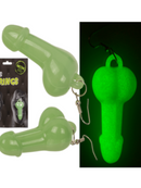 Earrings, Willy, Glow in the Dark,