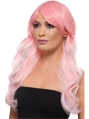 Fashion Ombre Wig, Wavy, Long, Pink