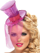 Fever Mini Top Hat  Hot Pink