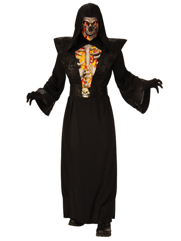Fiery Skeleton Reaper Costume