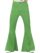 Flared Trousers, Mens, Green